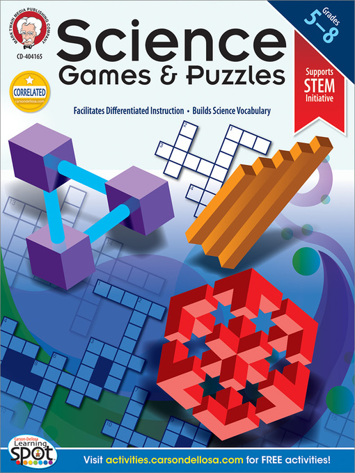 Title details for Science Games and Puzzles, Grades 5 - 8 by Cameron - Available